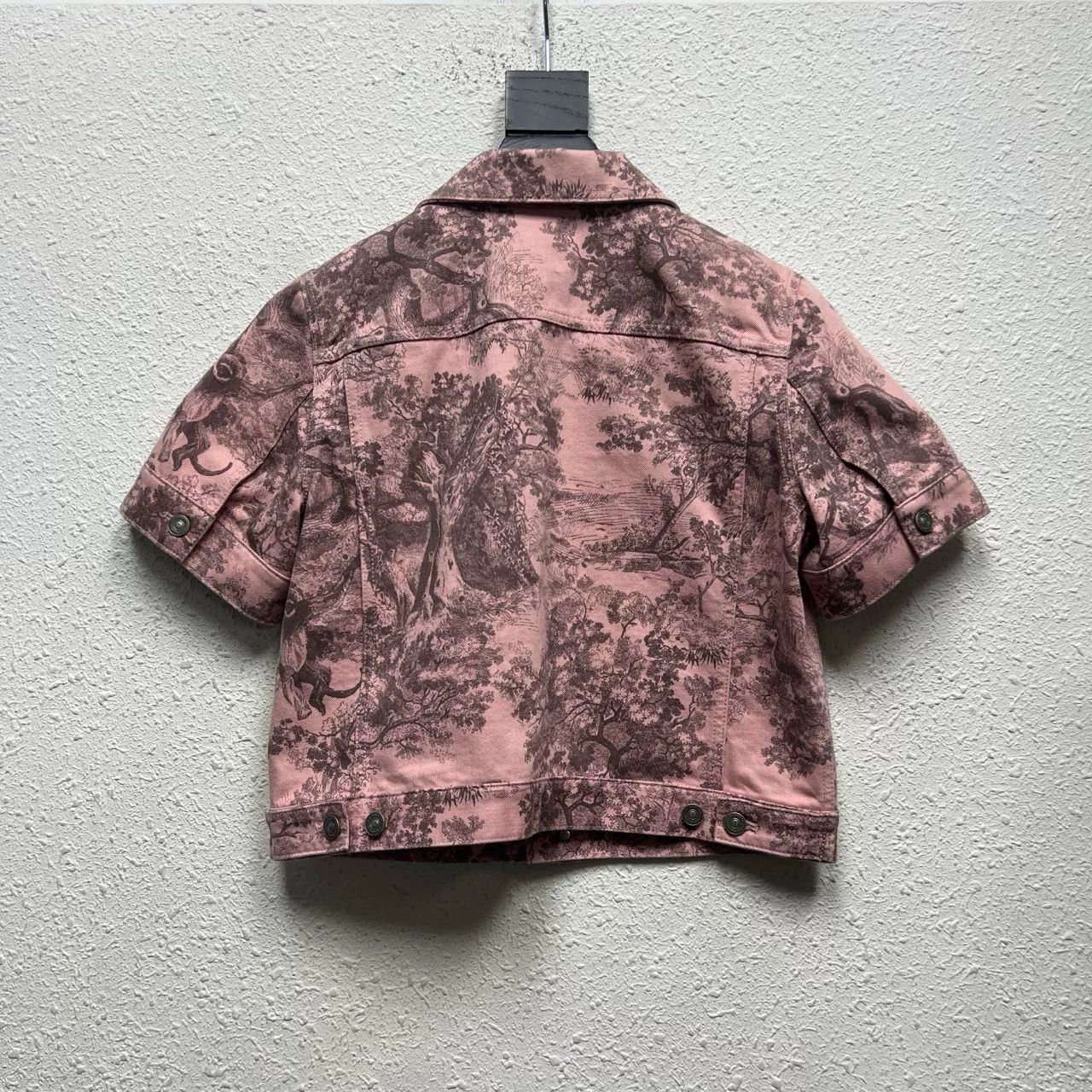 Dior DIOR Zoo Short-Sleeve Denim Jacket Size M / US 6-8 / IT 42-44 - 2 Thumbnail