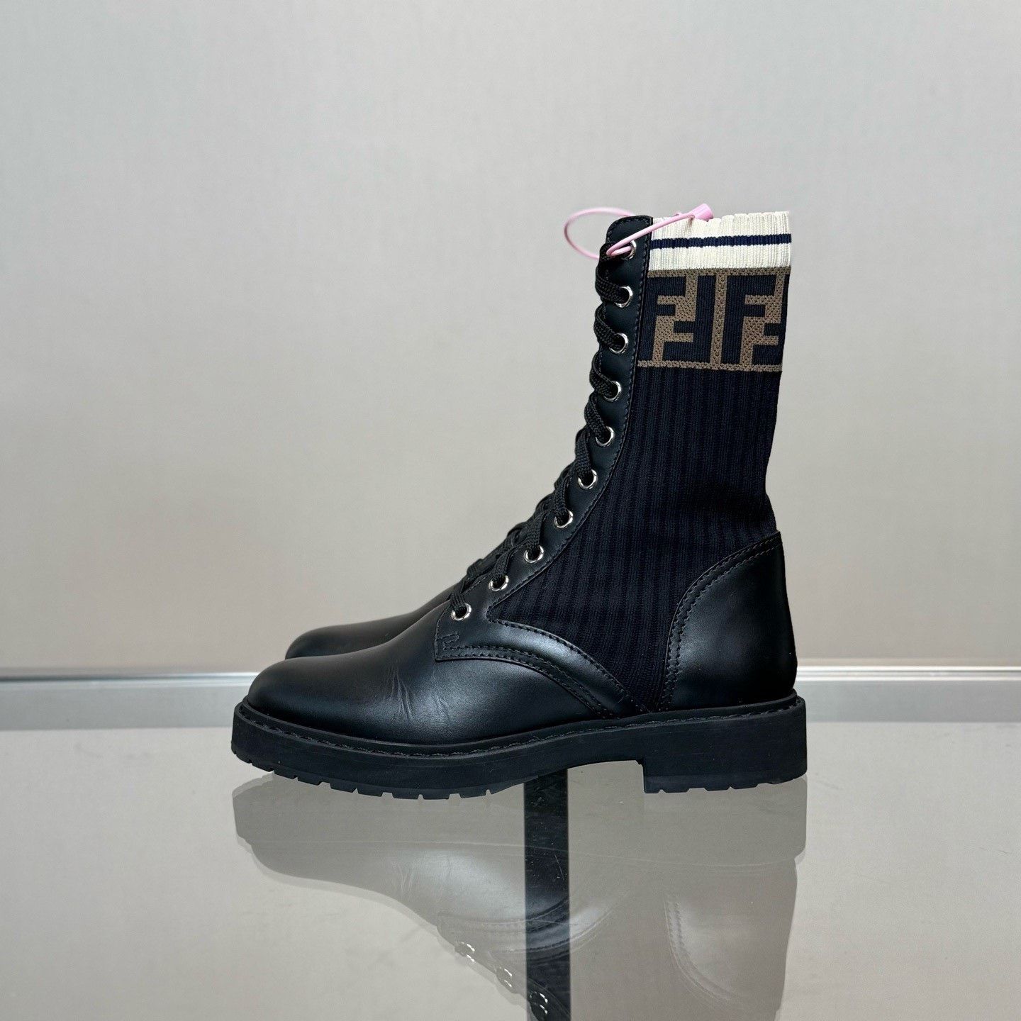 Fendi Fendi Monogram Martin Boots Size US 4 / IT 34 - 5 Thumbnail