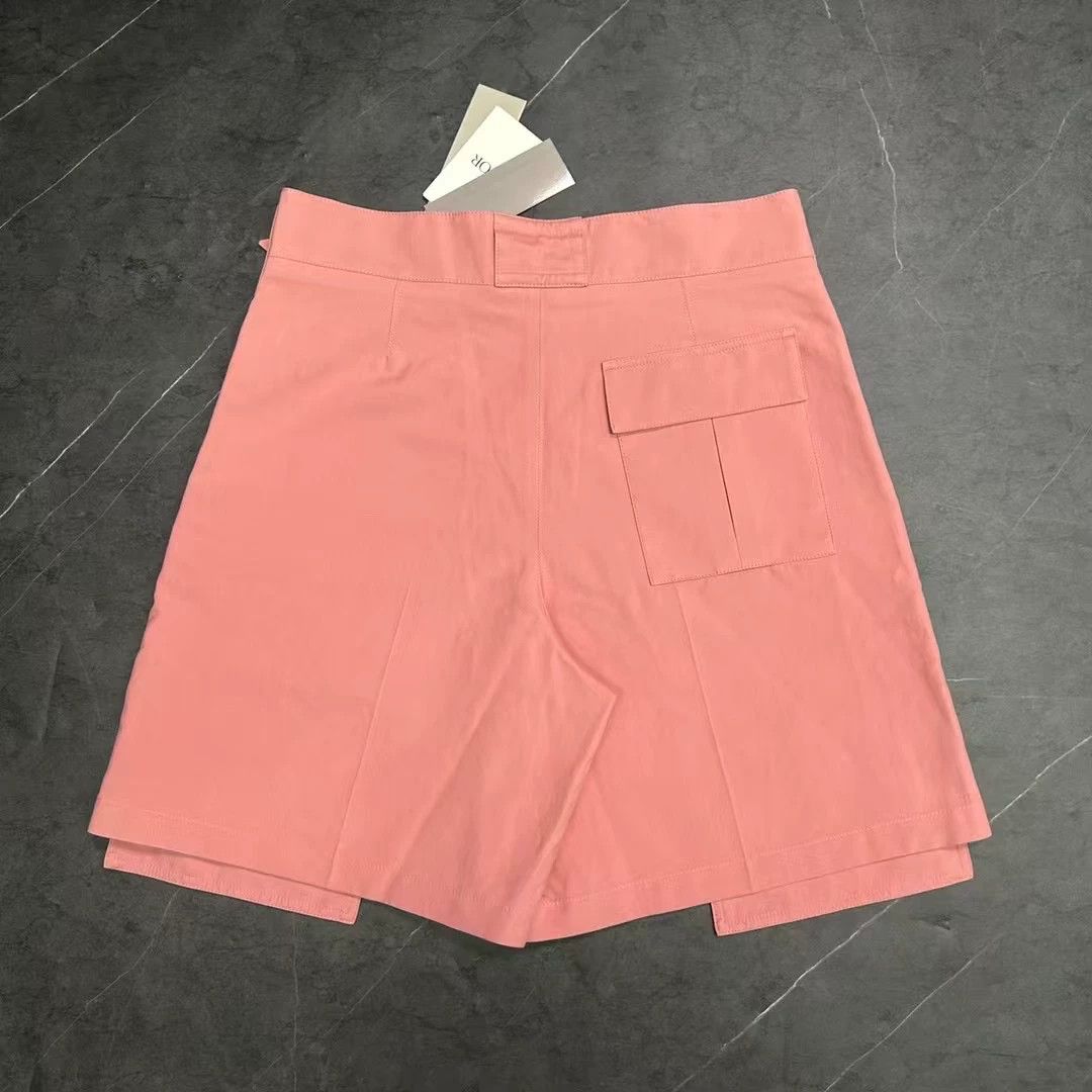 Dior Dior Men's Pink Cotton Satin Cargo Shorts Size US 32 / EU 48 - 2 Thumbnail