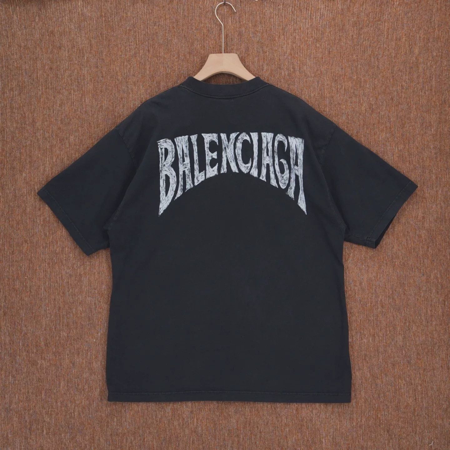 Balenciaga Balenciaga Paris Printed Crewneck T-Shirt Size US XL / EU 56 / 4 - 2 Thumbnail