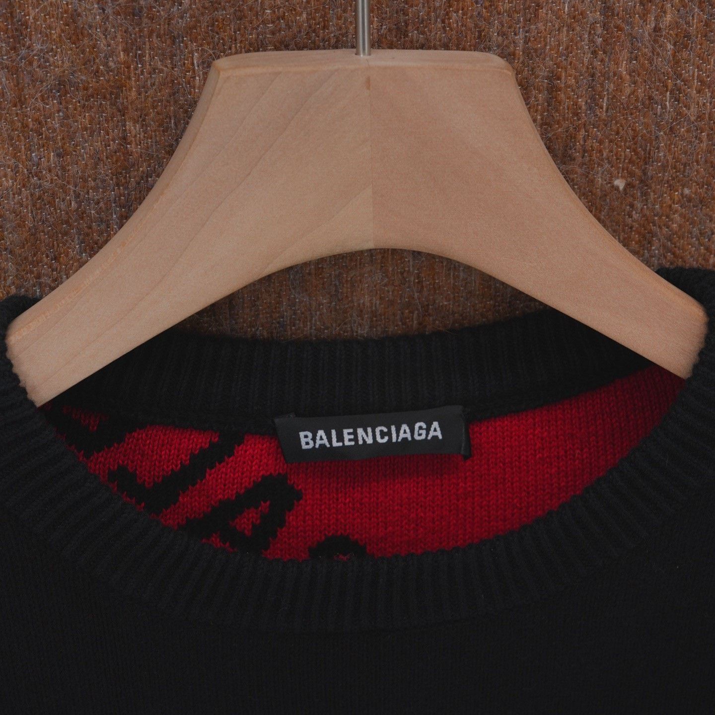 Balenciaga Balenciaga All-Over Print Wool Sweater Size XS / US 0-2 / IT 36-38 - 3 Thumbnail