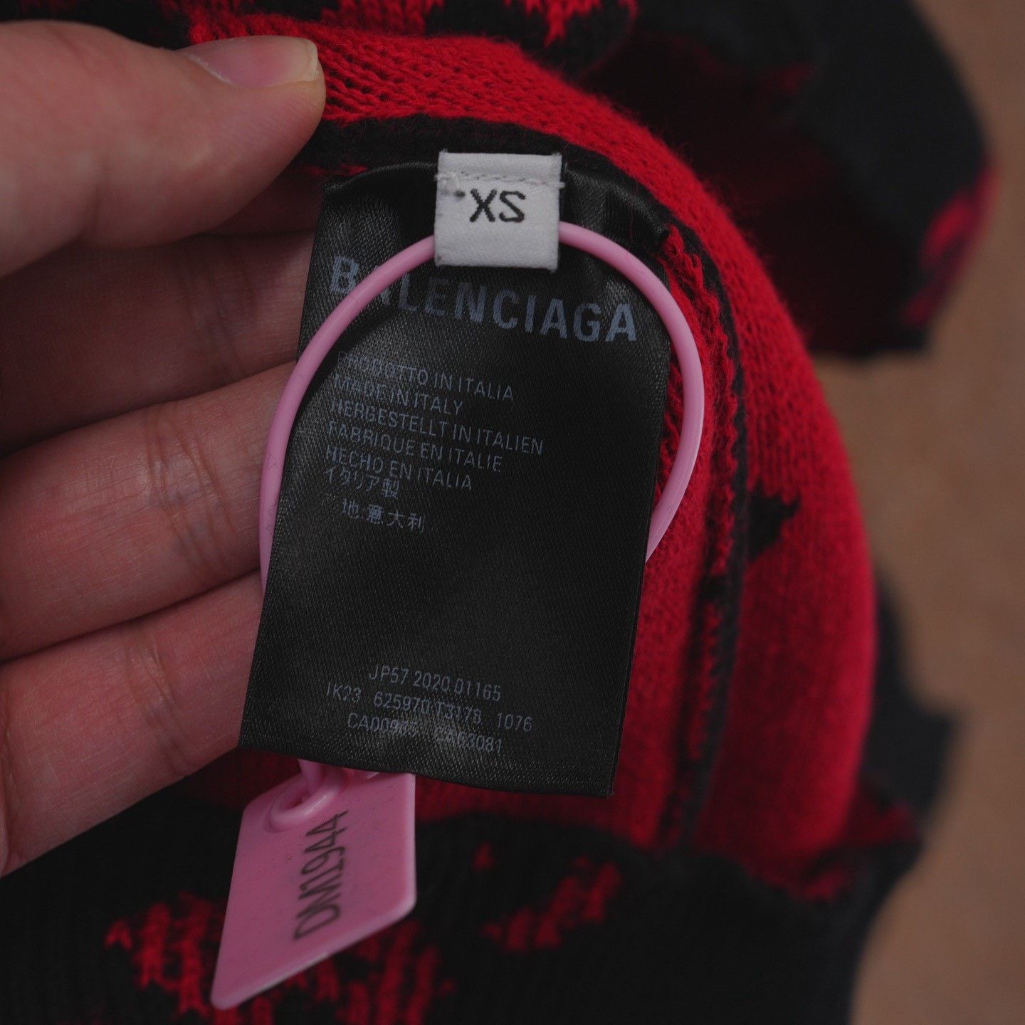 Balenciaga Balenciaga All-Over Print Wool Sweater Size XS / US 0-2 / IT 36-38 - 4 Thumbnail