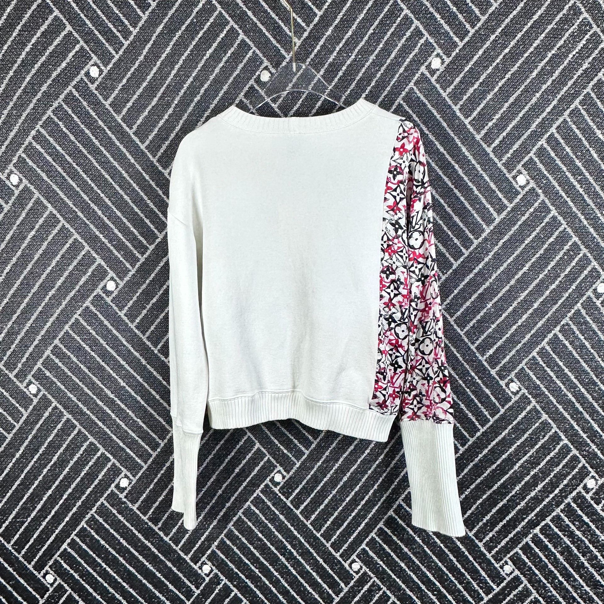 Louis Vuitton LV Knit Panel Logo Sweatshirt Size S / US 4 / IT 40 - 2 Thumbnail