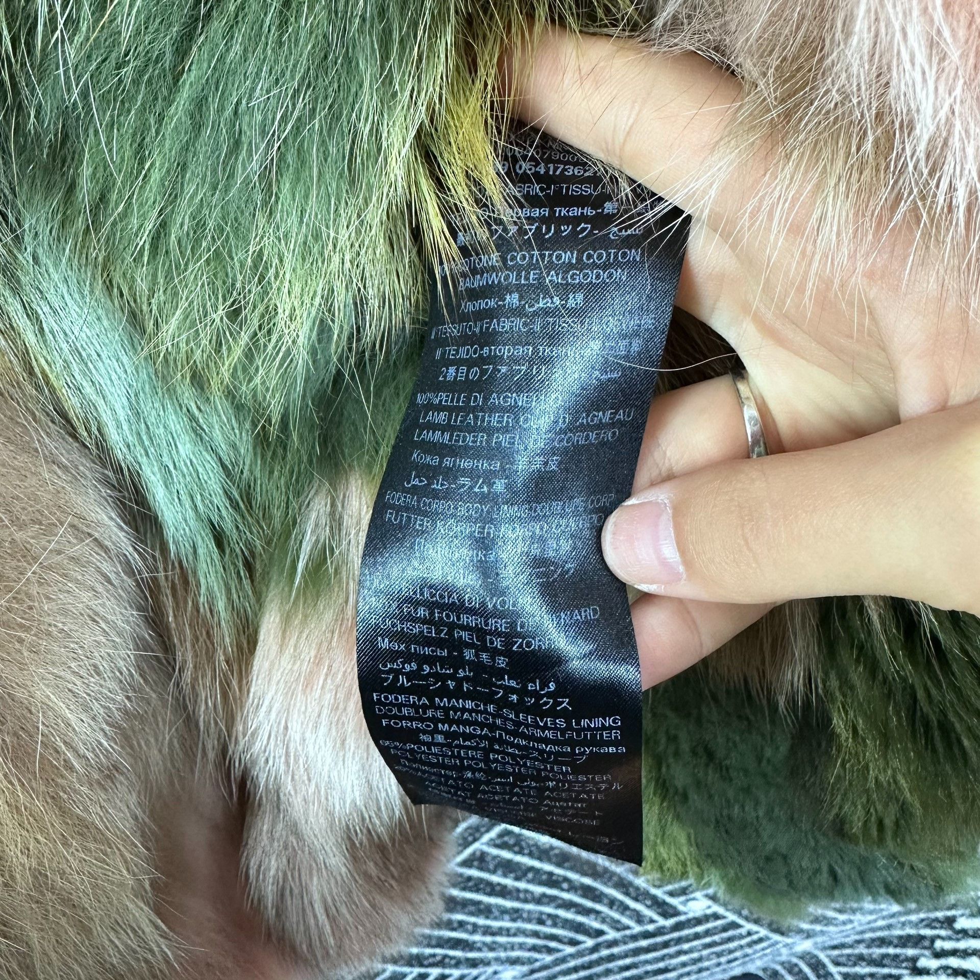 MR & MRS ITALY Army Green Fox Fur Collar Parka Size S / US 4 / IT 40 - 5 Thumbnail