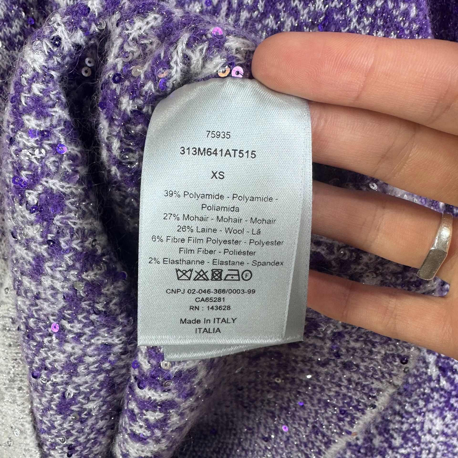 Dior Dior Gradient Sequin Sweater Size XS / US 0-2 / IT 36-38 - 3 Thumbnail