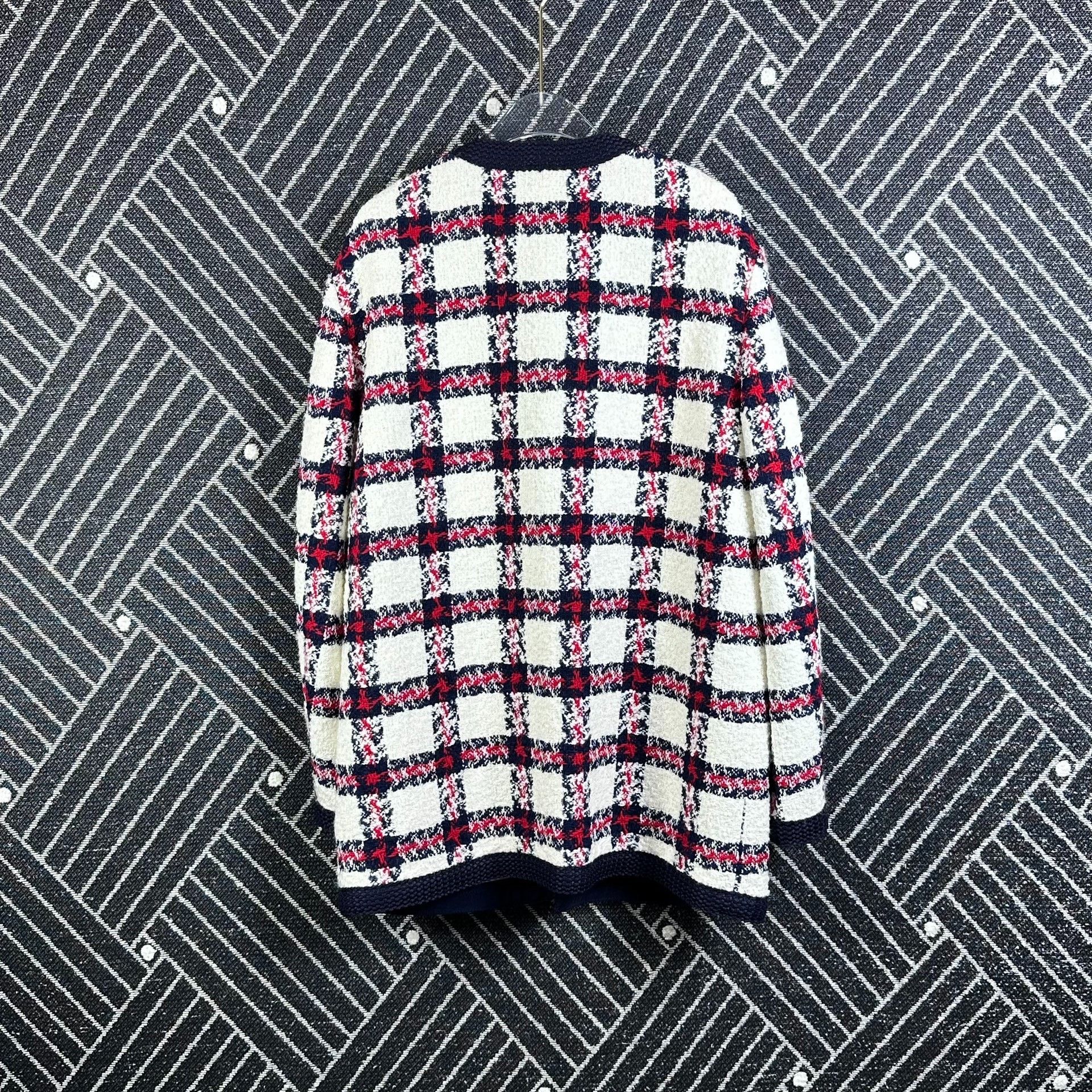 Gucci Gucci Plaid Tweed Coat Size S / US 4 / IT 40 - 2 Thumbnail
