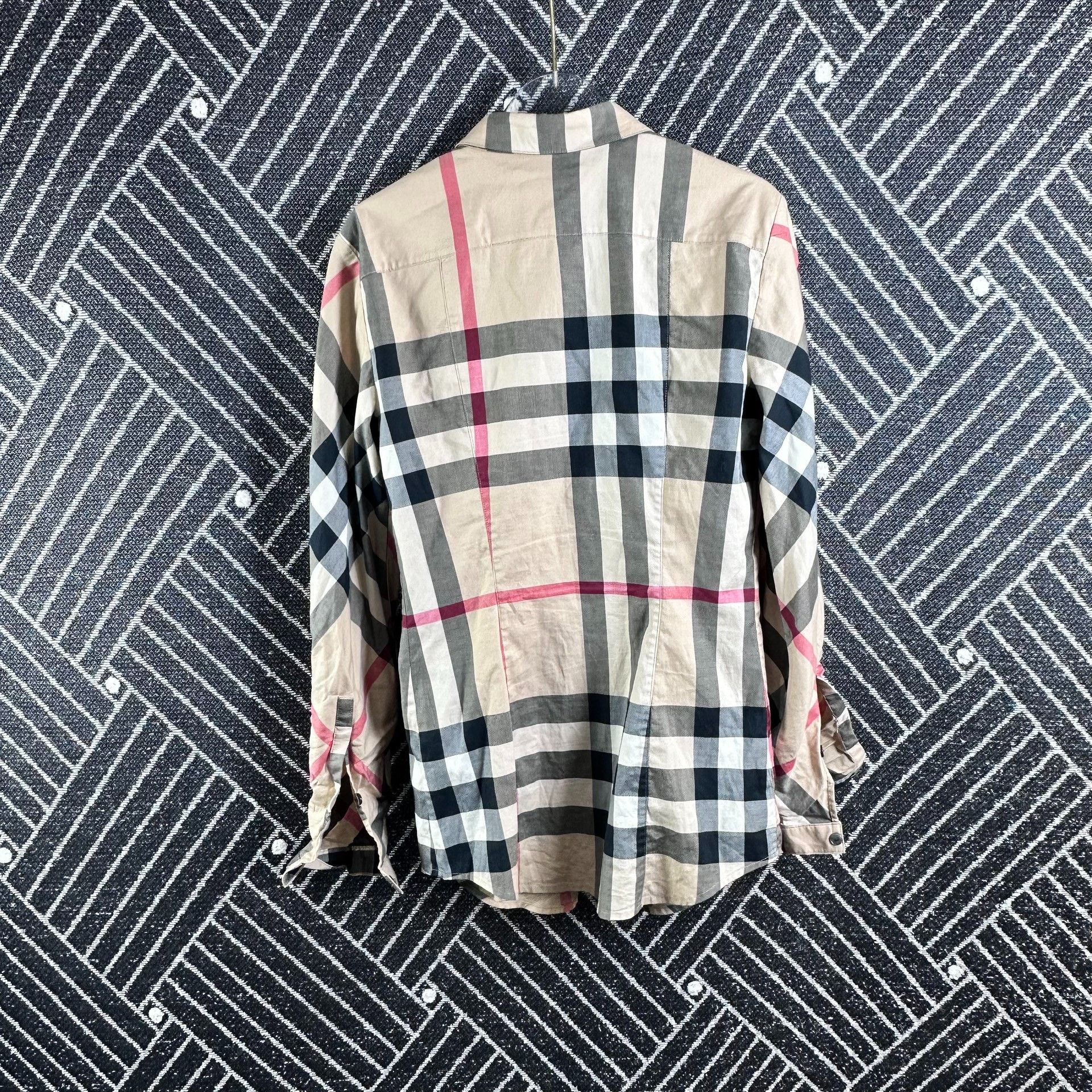 Burberry Burberry Check Long-Sleeve Shirt Size XS / US 0-2 / IT 36-38 - 2 Thumbnail