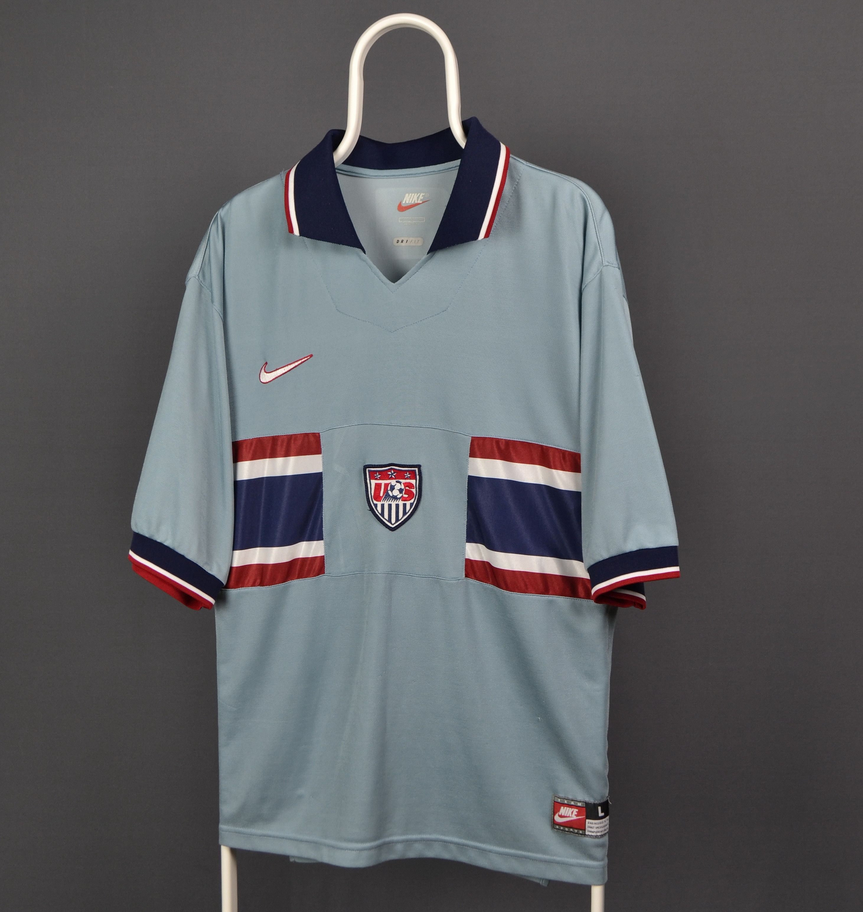 1995 USA Away Football Shirt / Old Official Classic Nike Soccer