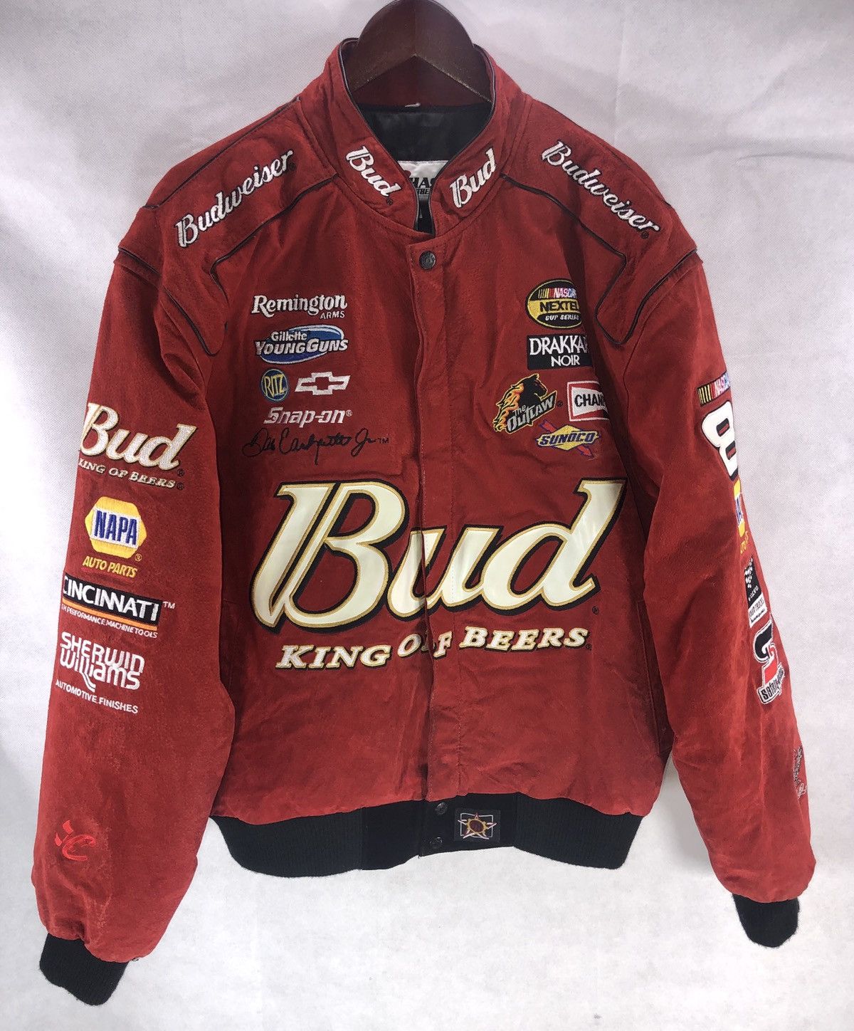 Dale Earnhardt Jr Bud King of Beers Jacket Chase Authentics