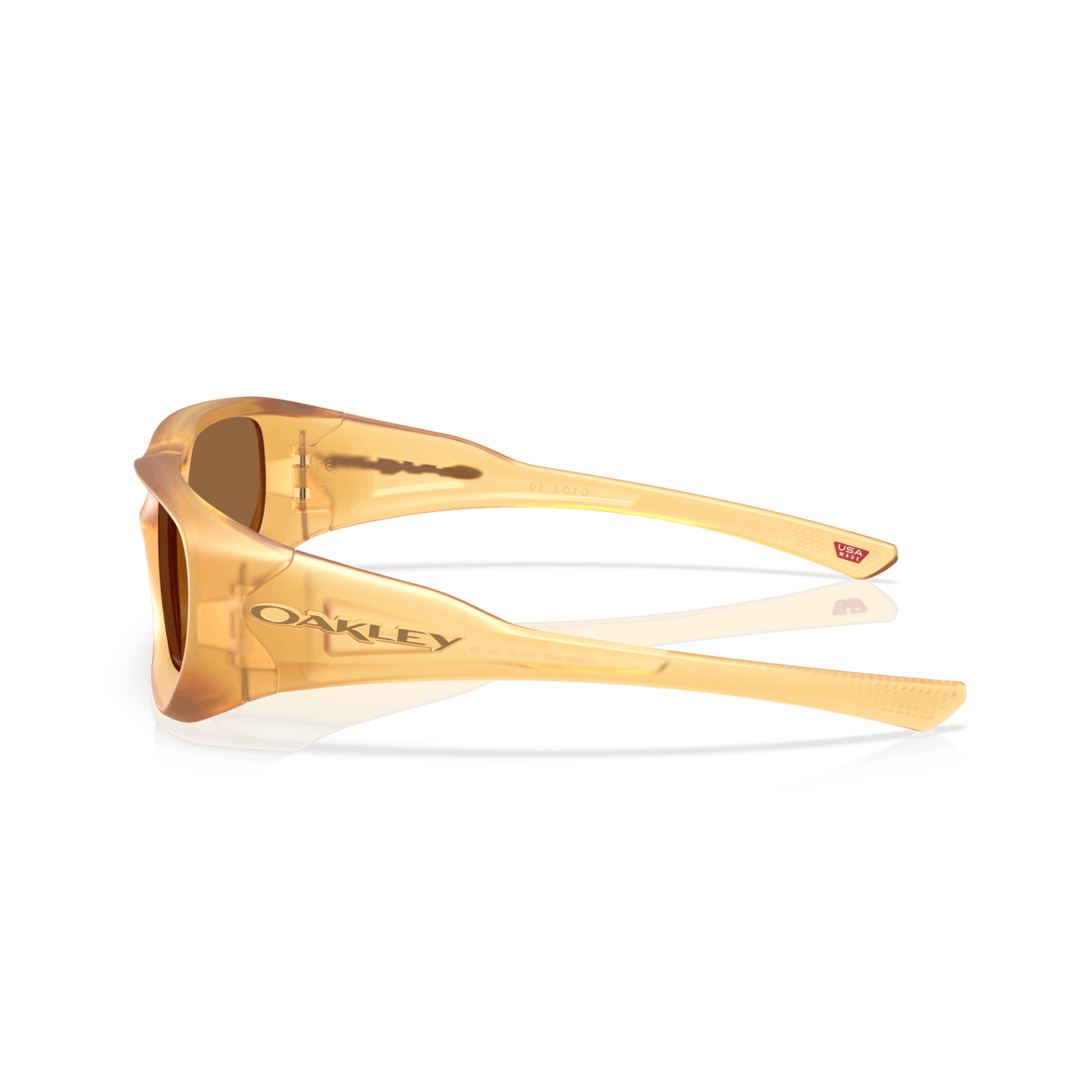 Oakley De Soto Matte Transparent White Curry Injected Sunglasses Size ONE SIZE - 5 Thumbnail