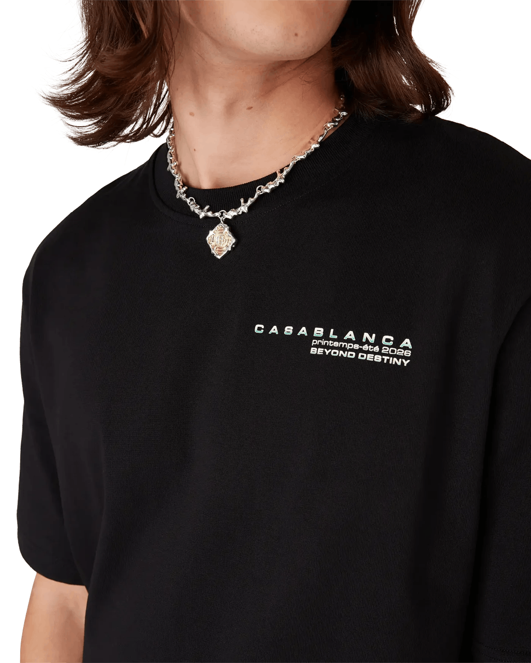 Casablanca Glitch Orchid Overd T-shirt Size US M / EU 48-50 / 2 - 5 Thumbnail