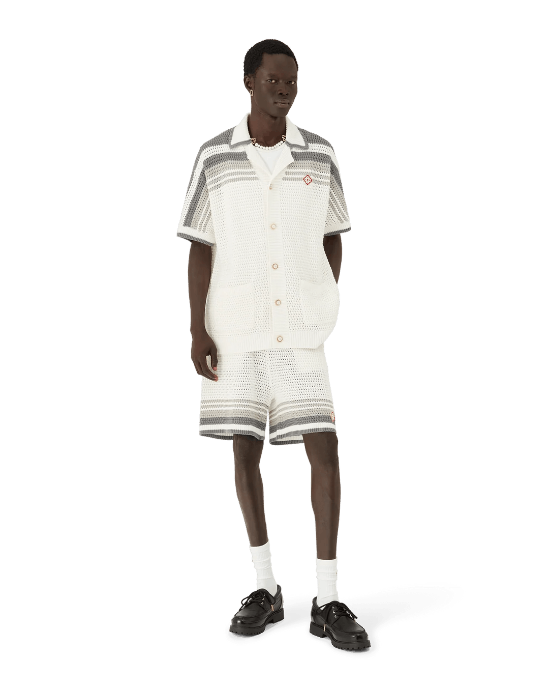 Casablanca Tennis Crochet Shirt White Size US S / EU 44-46 / 1 - 2 Thumbnail