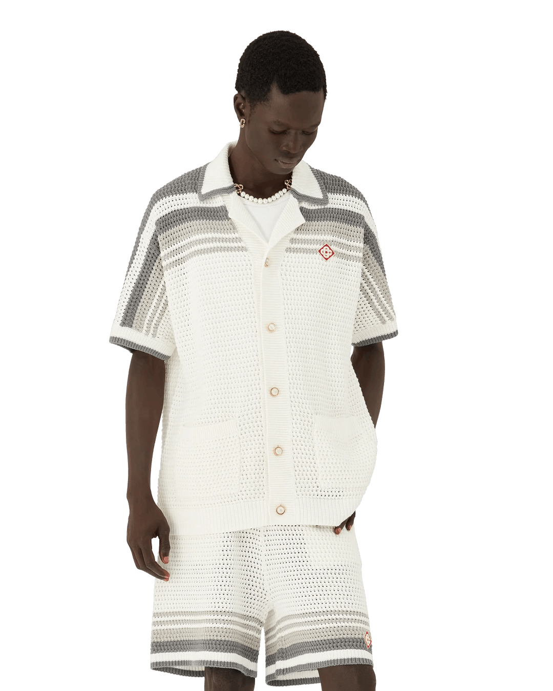 Casablanca Tennis Crochet Shirt White Size US S / EU 44-46 / 1 - 4 Thumbnail