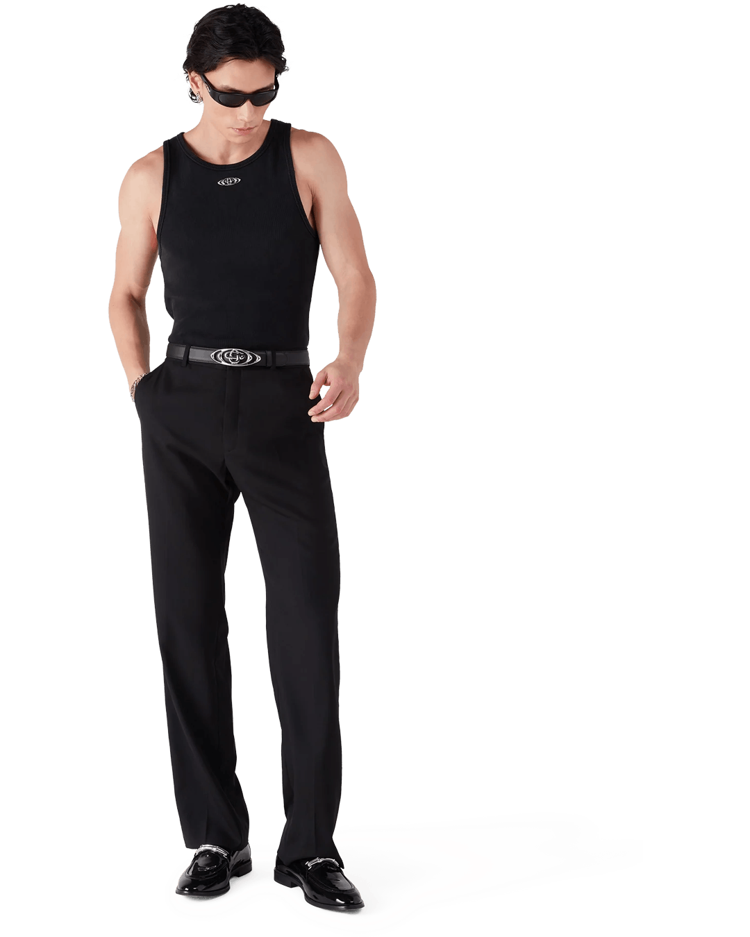 Casablanca Ribbed Tank Top Black Size US S / EU 44-46 / 1 - 2 Thumbnail