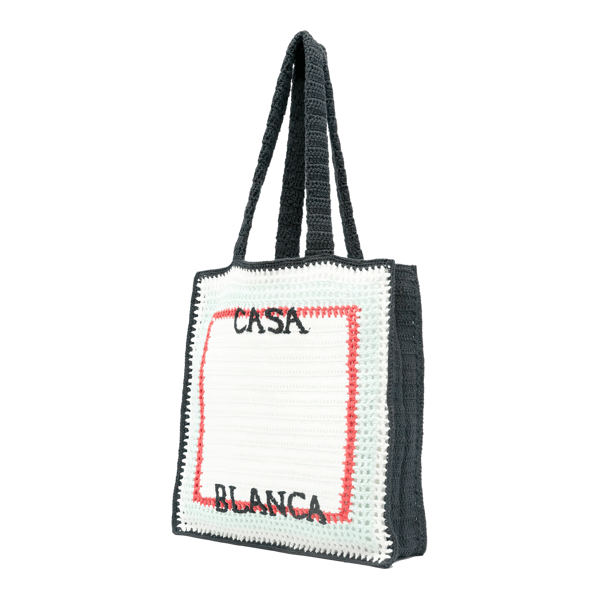 Casablanca Crochet Bag White Size ONE SIZE - 2 Thumbnail