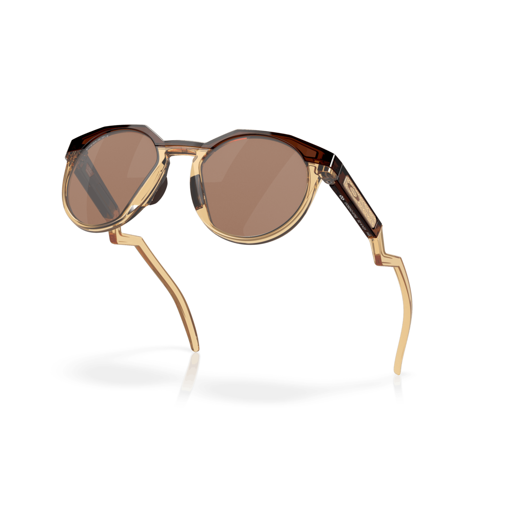 Oakley HSTN Dark Amber/Light Curry Injected Mens Sunglasses Size ONE SIZE - 4 Thumbnail