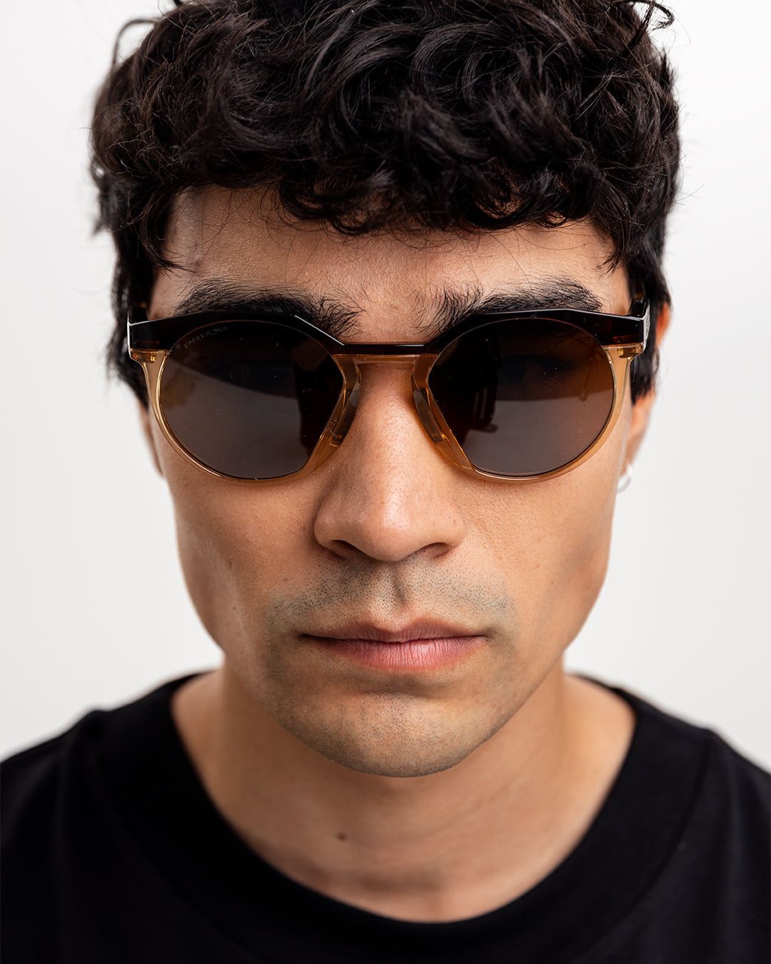 Oakley HSTN Dark Amber/Light Curry Injected Mens Sunglasses Size ONE SIZE - 10 Thumbnail