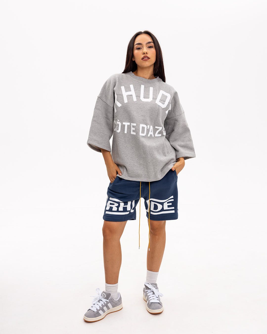 Rhude Champions Shorts Navy Vintage White Size US 30 / EU 46 - 7 Thumbnail