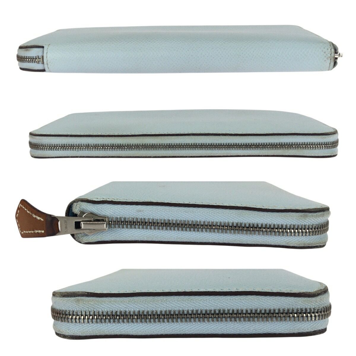 Hermes Hermes Hermes Azap Silk In Long Leather Wallet Leather Long Wallet Z DUTY FREE for USA Size ONE SIZE - 10 Thumbnail