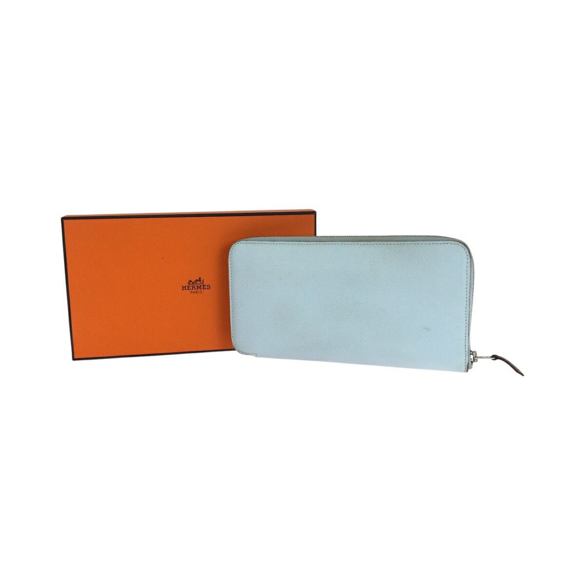 Hermes Hermes Hermes Azap Silk In Long Leather Wallet Leather Long Wallet Z DUTY FREE for USA Size ONE SIZE - 9 Thumbnail