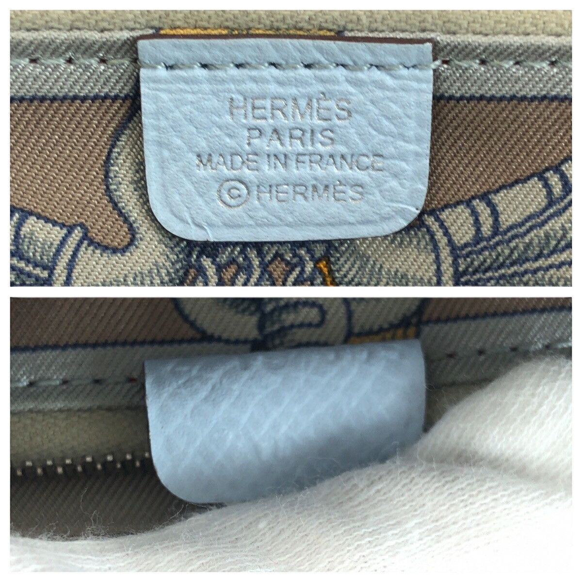 Hermes Hermes Hermes Azap Silk In Long Leather Wallet Leather Long Wallet Z DUTY FREE for USA Size ONE SIZE - 5 Thumbnail