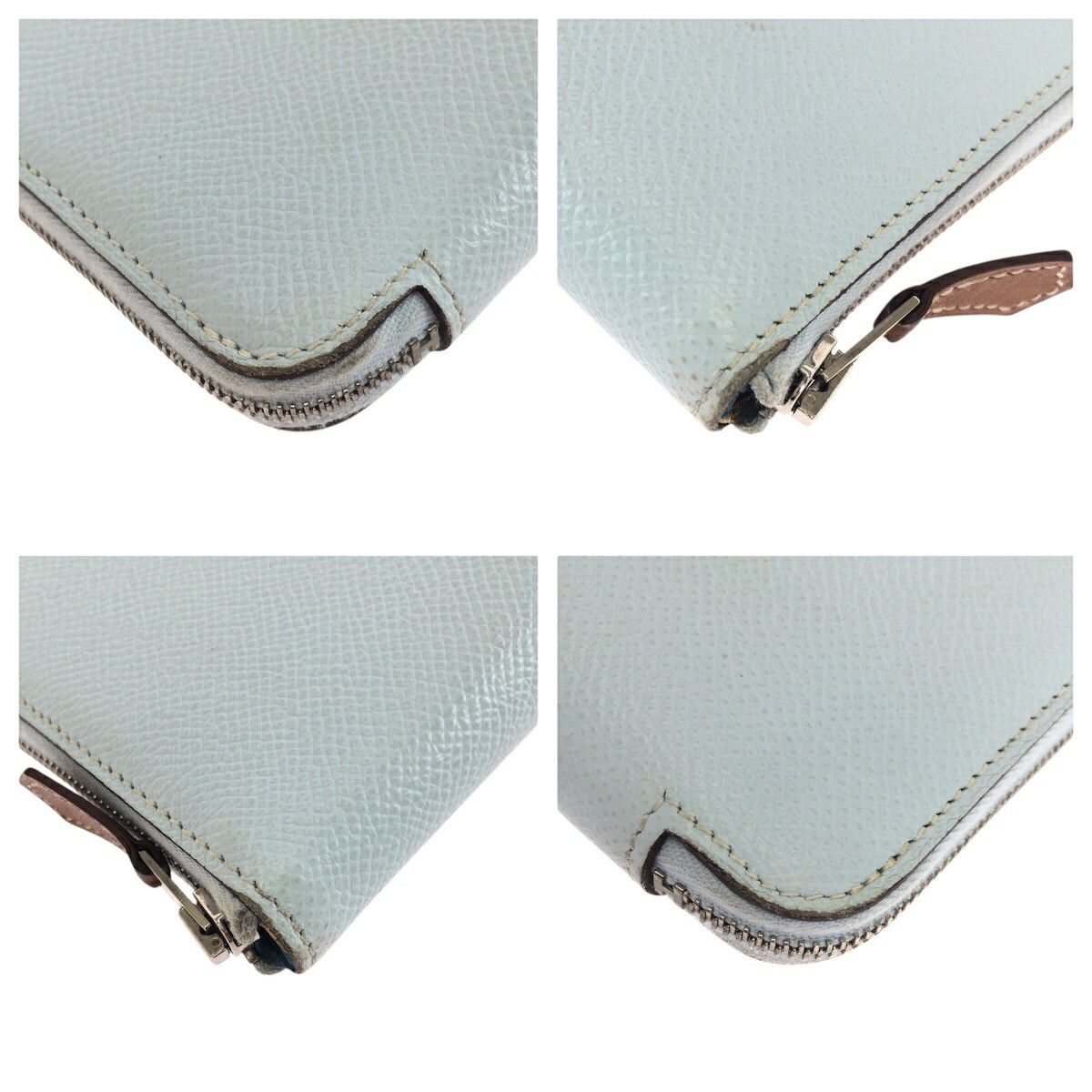 Hermes Hermes Hermes Azap Silk In Long Leather Wallet Leather Long Wallet Z DUTY FREE for USA Size ONE SIZE - 3 Thumbnail