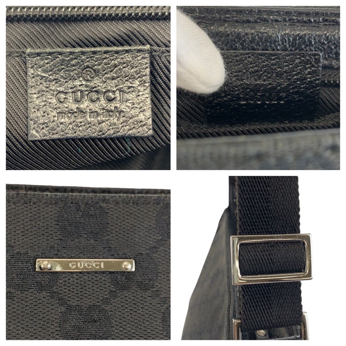 Gucci Gucci Gucci GG Canvas Handbag Textile Handbag 106644 DUTY FREE for USA Size ONE SIZE - 4 Thumbnail