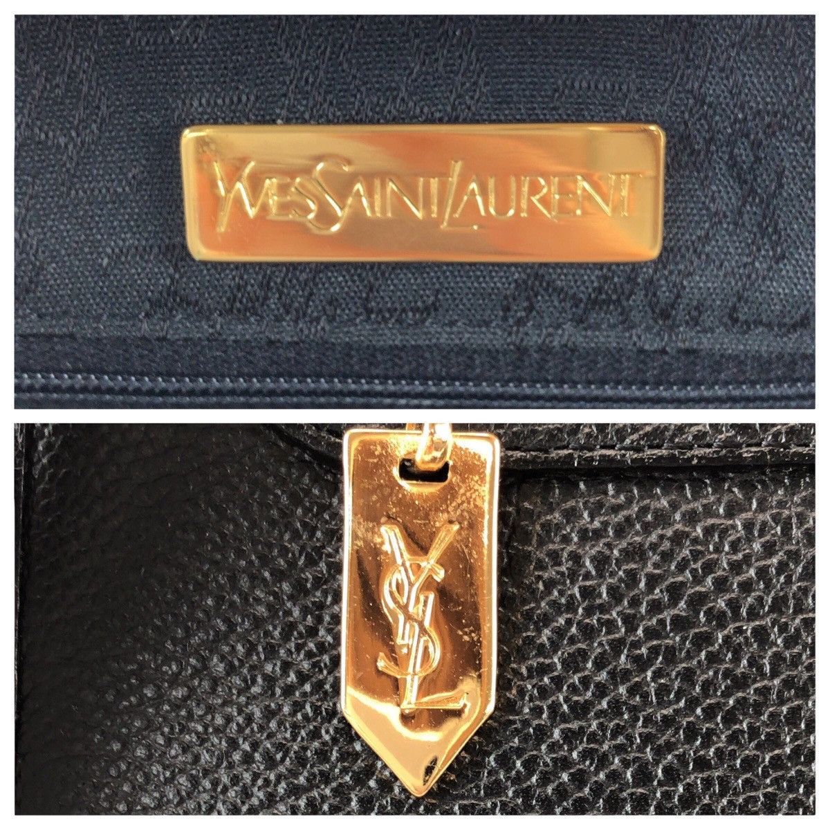 Yves Saint Laurent Yves Saint Laurent Yves Saint Laurent Leather Clutch Bag Leather Clutch Bag DUTY FREE for USA Size ONE SIZE - 4 Thumbnail