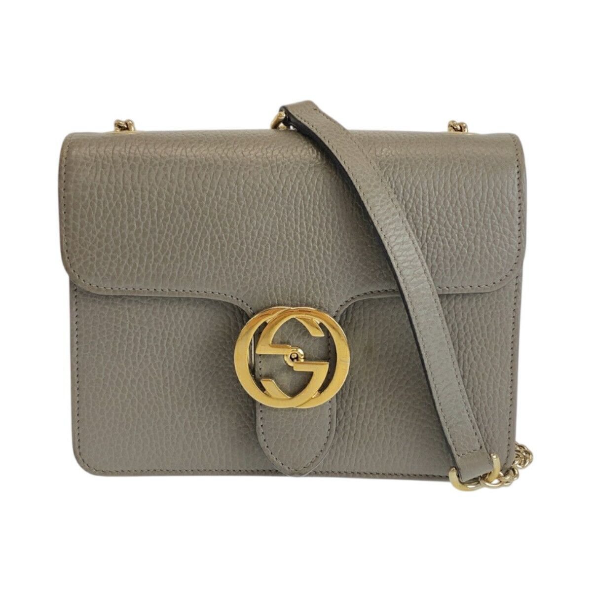 Gucci Gucci Gucci Interlocking G Leather Chain Shoulder Bag Leather Shoulder Bag 510304 DUTY FREE for USA Size ONE SIZE - 2 Thumbnail