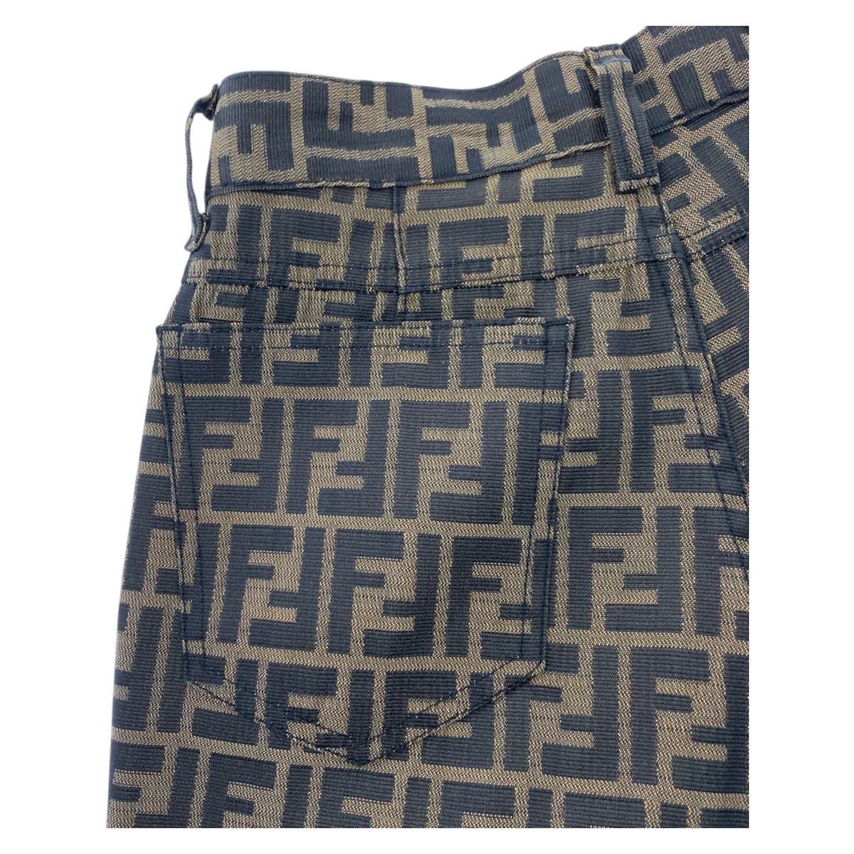 Fendi Fendi Fendi Polyester Cotton Pants Textile Pants DUTY FREE for USA Size ONE SIZE - 7 Thumbnail
