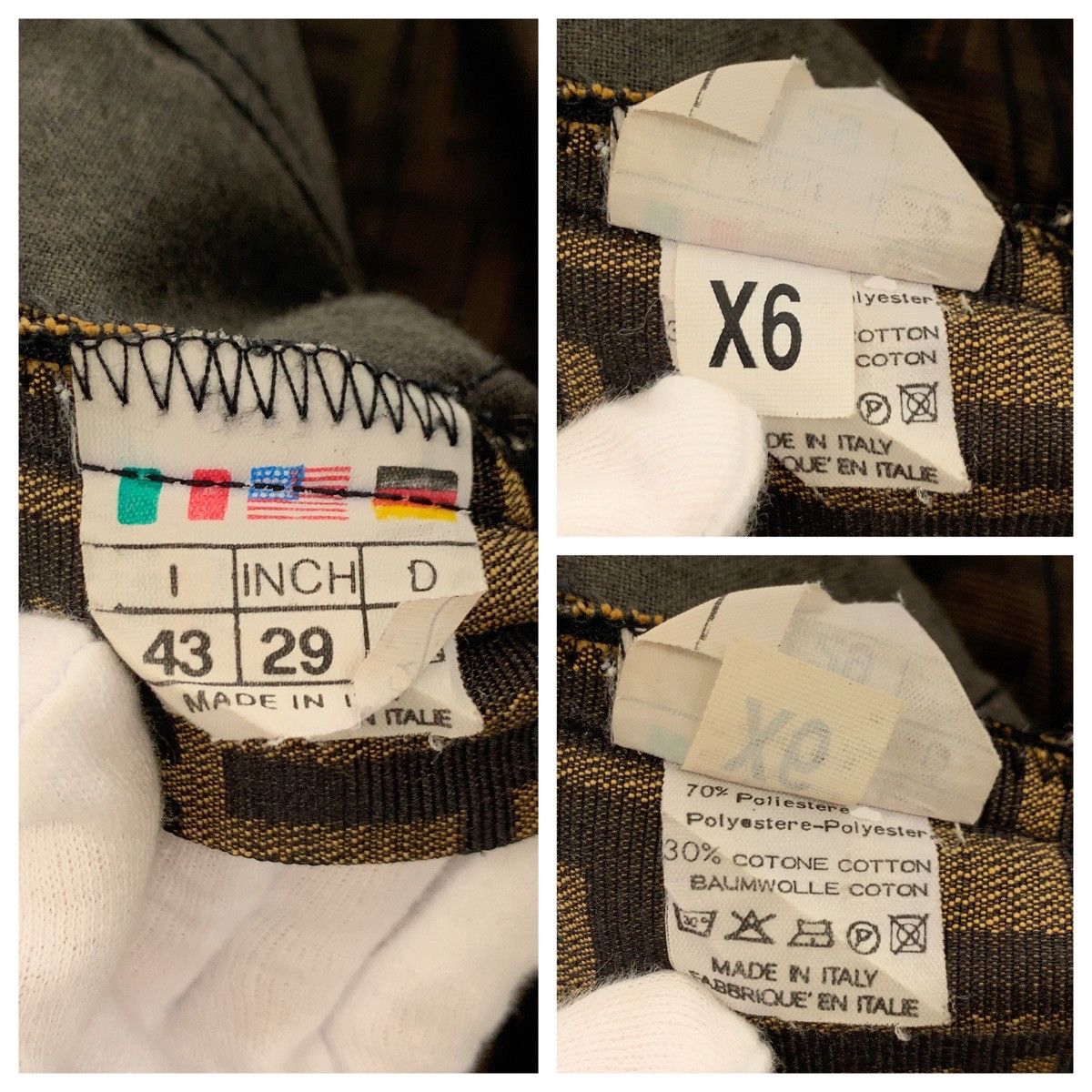 Fendi Fendi Fendi Polyester Cotton Pants Textile Pants DUTY FREE for USA Size ONE SIZE - 10 Thumbnail