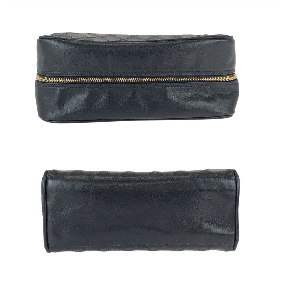 Chanel Chanel Chanel Bicolore Leather Pouch Leather Vanity Bag DUTY FREE for USA Size ONE SIZE - 9 Thumbnail