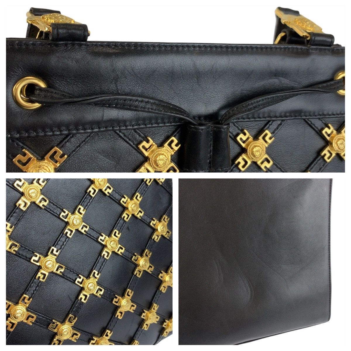 Versace Versace Versace Medusa Leather Shoulder Bag Leather Shoulder Bag DUTY FREE for USA Size ONE SIZE - 5 Thumbnail
