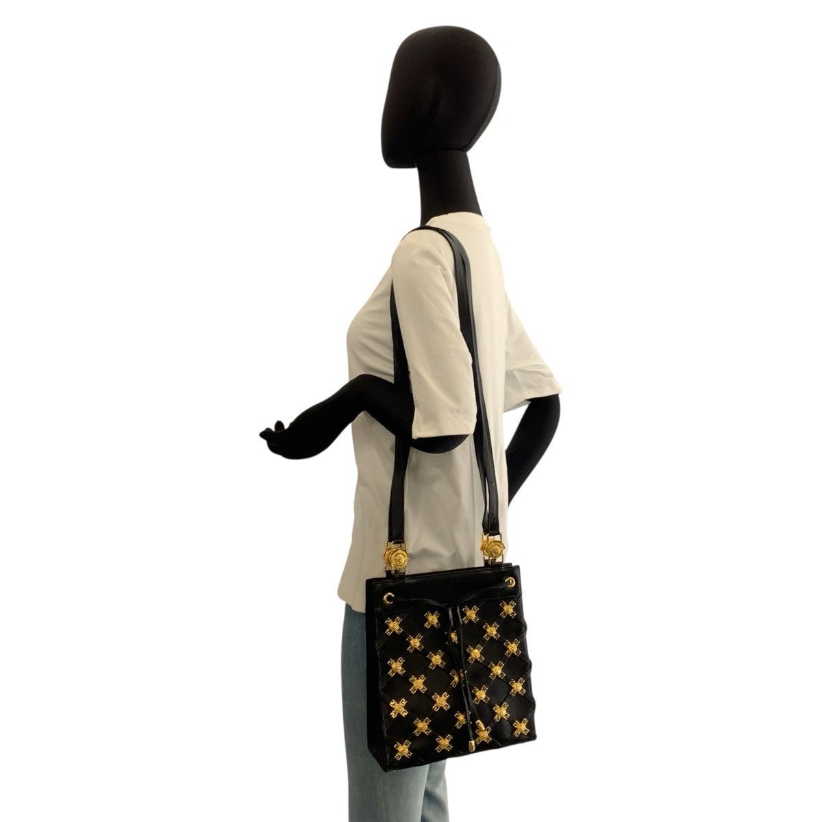 Versace Versace Versace Medusa Leather Shoulder Bag Leather Shoulder Bag DUTY FREE for USA Size ONE SIZE - 7 Thumbnail