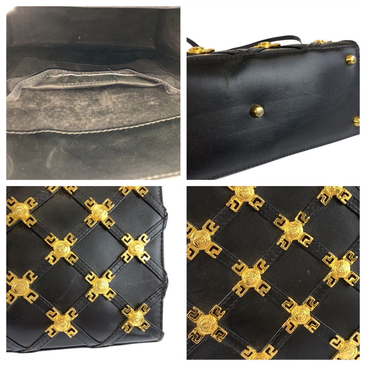 Versace Versace Versace Medusa Leather Shoulder Bag Leather Shoulder Bag DUTY FREE for USA Size ONE SIZE - 6 Thumbnail