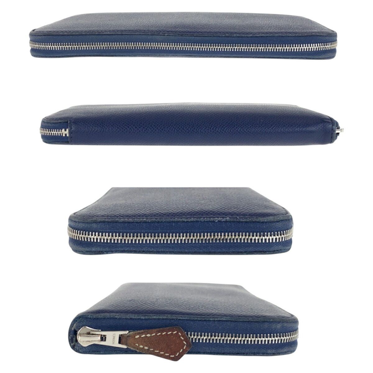 Hermes Hermes Hermès Azap Long Silk'in Veau Epsom Long Wallet Leather Long Wallet Stamp D DUTY FREE for USA Size ONE SIZE - 10 Thumbnail