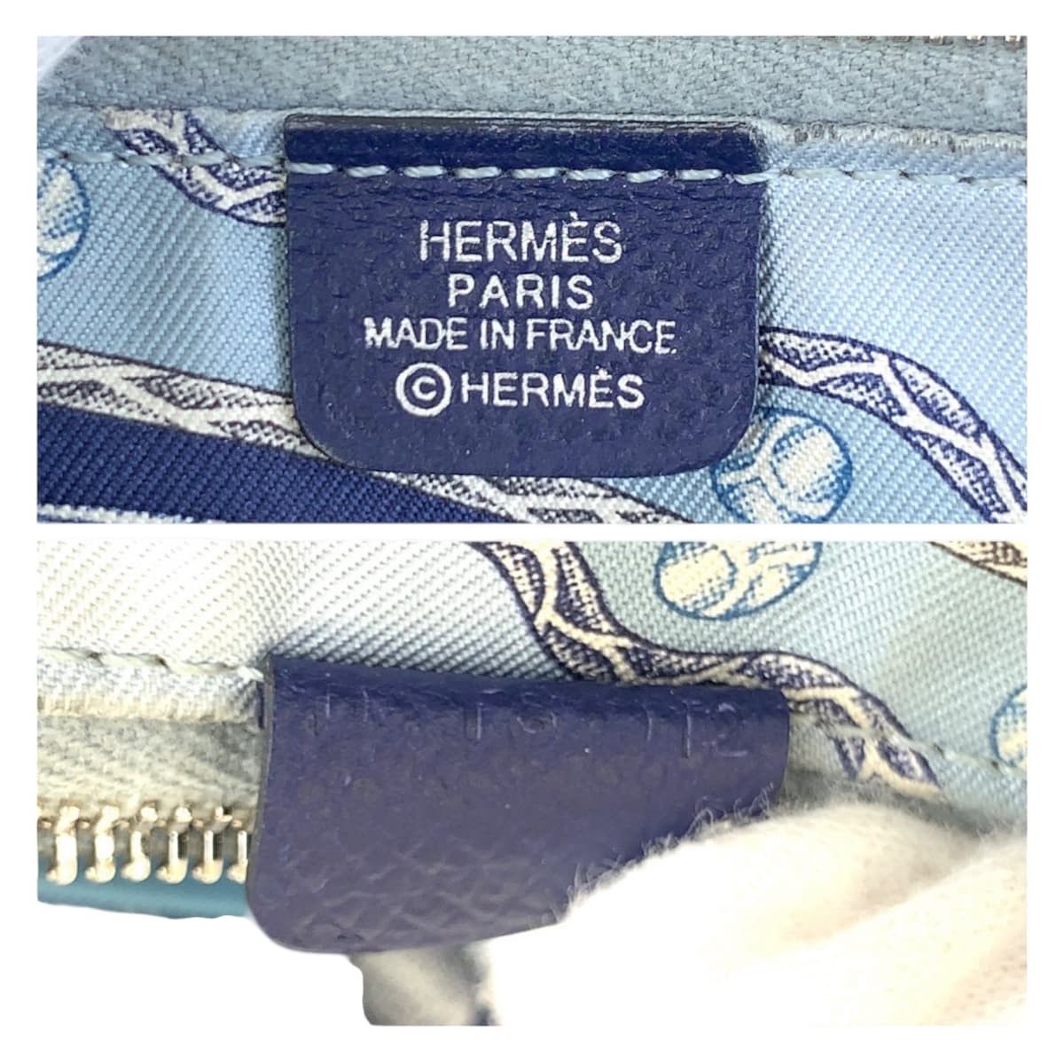 Hermes Hermes Hermès Azap Long Silk'in Veau Epsom Long Wallet Leather Long Wallet Stamp D DUTY FREE for USA Size ONE SIZE - 5 Thumbnail