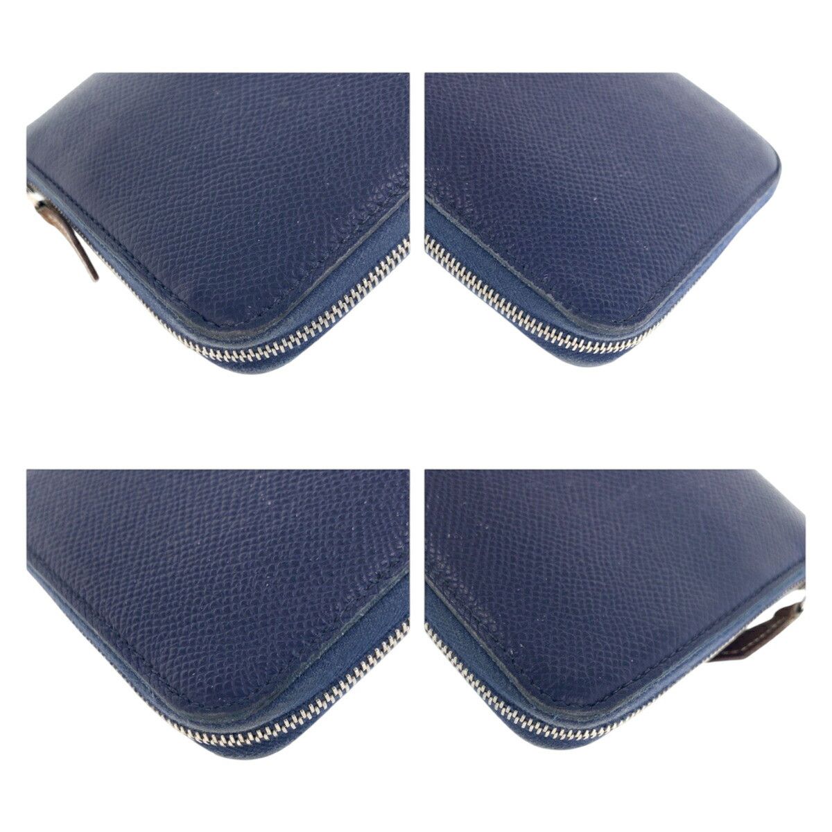 Hermes Hermes Hermès Azap Long Silk'in Veau Epsom Long Wallet Leather Long Wallet Stamp D DUTY FREE for USA Size ONE SIZE - 3 Thumbnail
