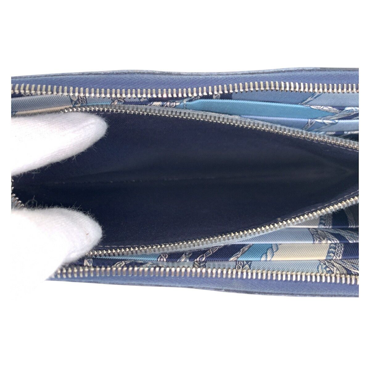 Hermes Hermes Hermès Azap Long Silk'in Veau Epsom Long Wallet Leather Long Wallet Stamp D DUTY FREE for USA Size ONE SIZE - 8 Thumbnail