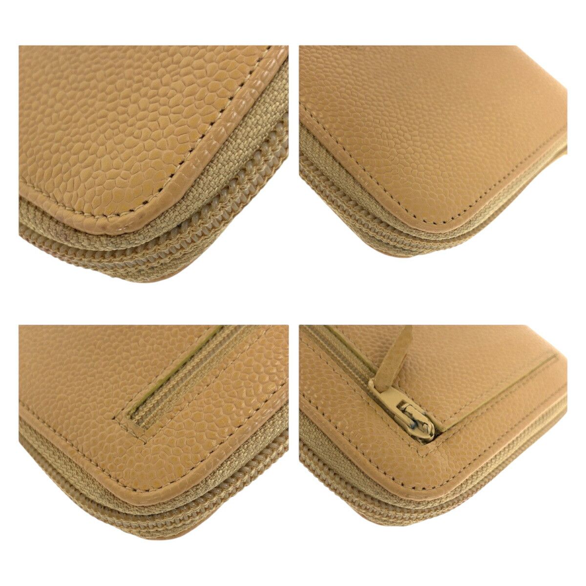 Chanel Chanel CHANEL Coco Mark Caviar Skin Long Wallet Leather Long Wallet DUTY FREE for USA Size ONE SIZE - 4 Thumbnail