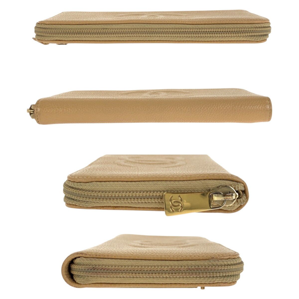 Chanel Chanel CHANEL Coco Mark Caviar Skin Long Wallet Leather Long Wallet DUTY FREE for USA Size ONE SIZE - 10 Thumbnail