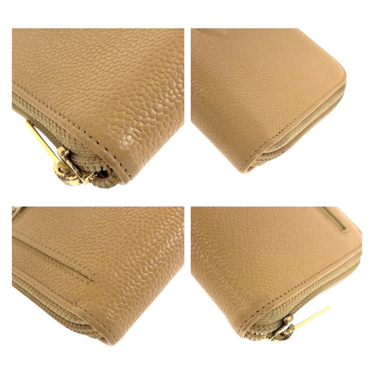 Chanel Chanel CHANEL Coco Mark Caviar Skin Long Wallet Leather Long Wallet DUTY FREE for USA Size ONE SIZE - 3 Thumbnail