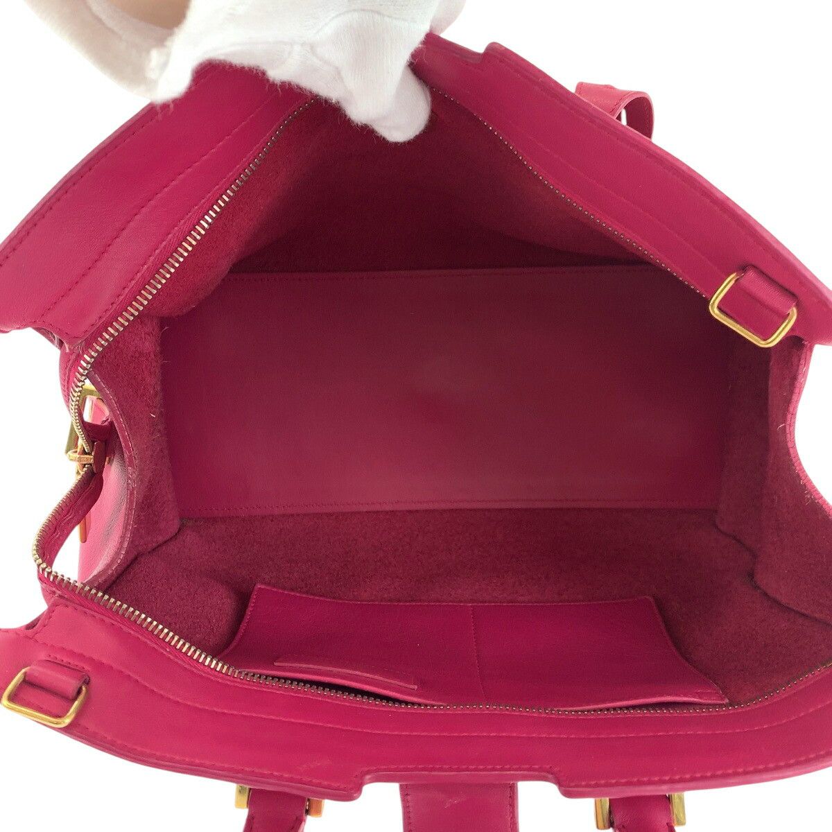 Yves Saint Laurent Yves Saint Laurent Saint Laurent Paris Cabas Chyc leather 2way bag Leather Shoulder Bag 311210BJ50J5514 DUTY FREE for USA Size ONE SIZE - 9 Thumbnail
