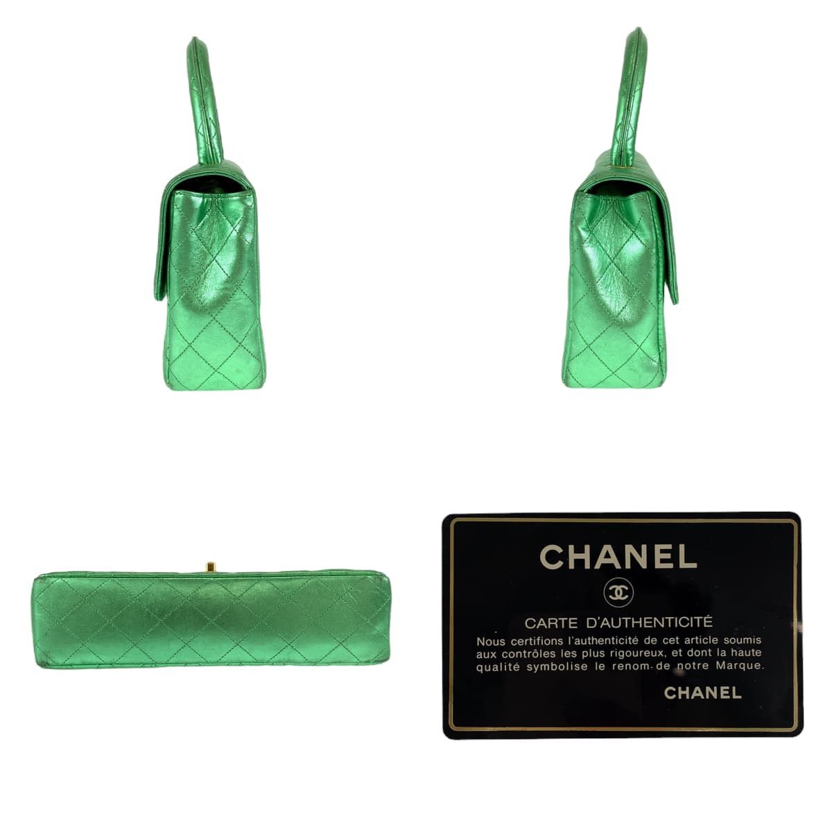 Chanel Chanel Chanel Matelasse Lambskin Handbag Leather Vanity Bag DUTY FREE for USA Size ONE SIZE - 7 Thumbnail