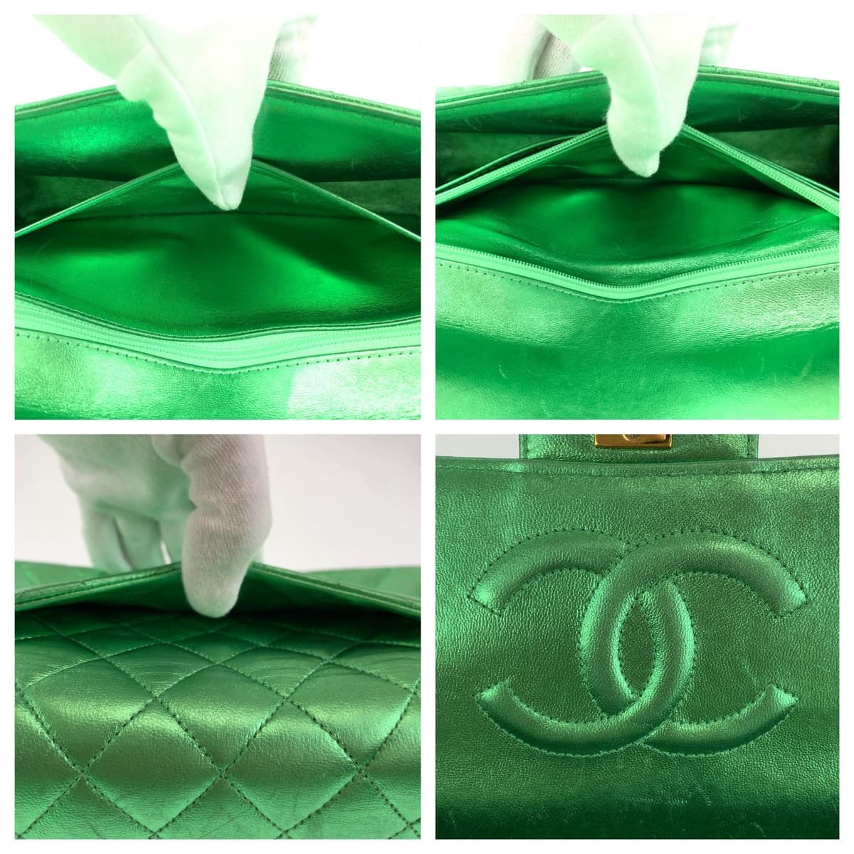 Chanel Chanel Chanel Matelasse Lambskin Handbag Leather Vanity Bag DUTY FREE for USA Size ONE SIZE - 4 Thumbnail