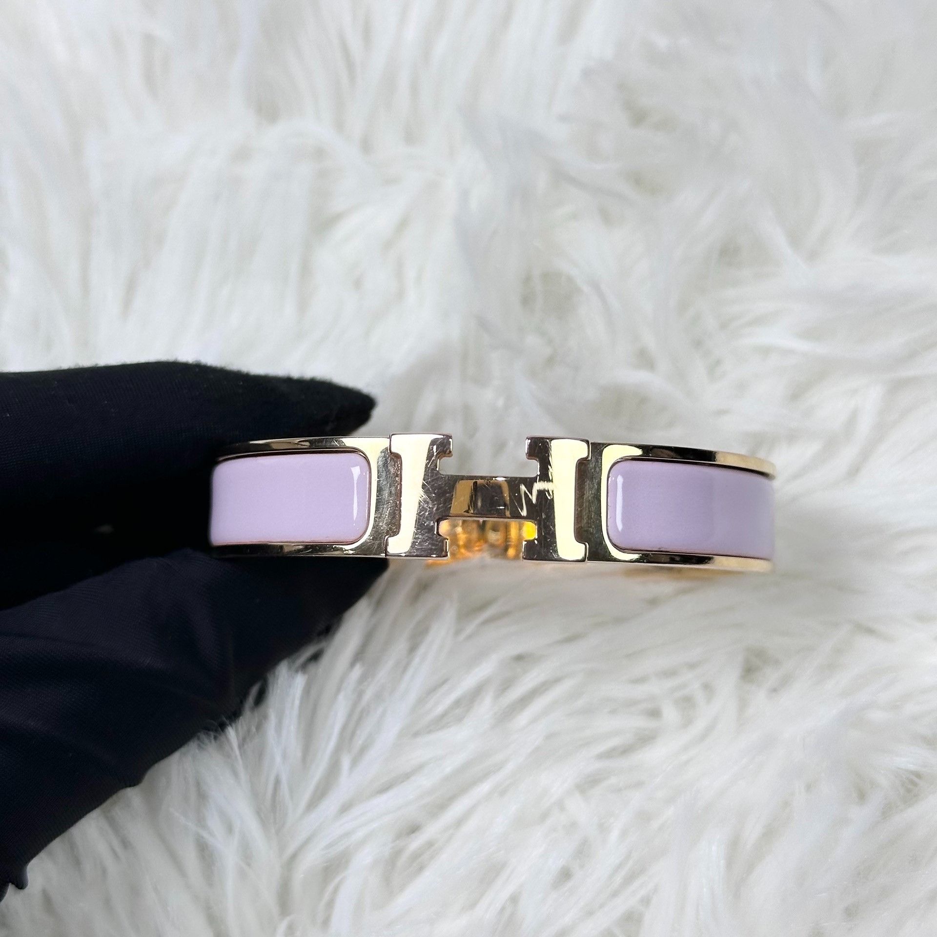 Hermes Hermès Clic H Enamel Bracelet Size ONE SIZE - 2 Thumbnail