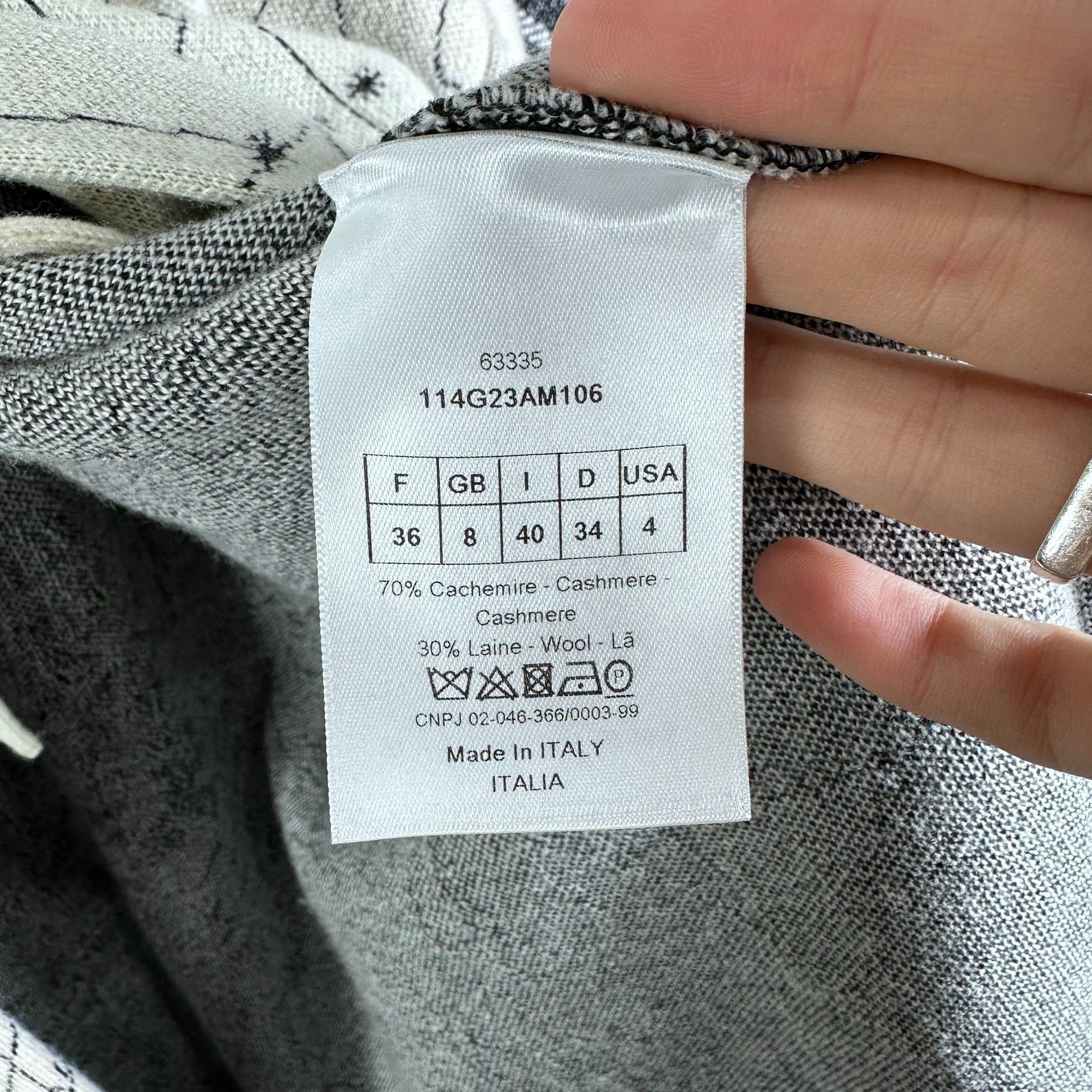 Dior Dior Constellation Cashmere Cardigan Size XS / US 0-2 / IT 36-38 - 7 Thumbnail