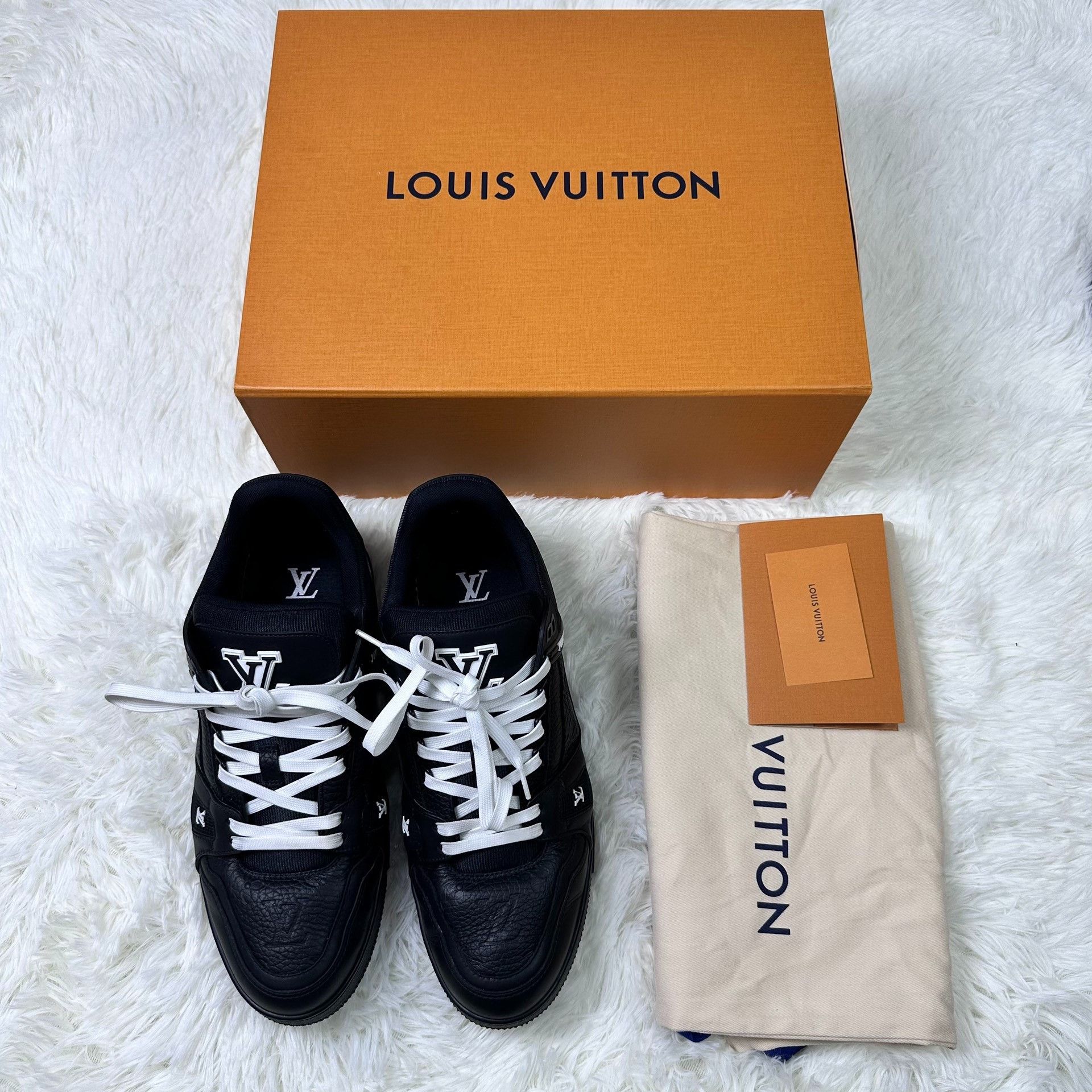 Louis Vuitton Louis Vuitton Trainer Leather Low-Top Sneakers Size US 10 / EU 43 - 9 Thumbnail