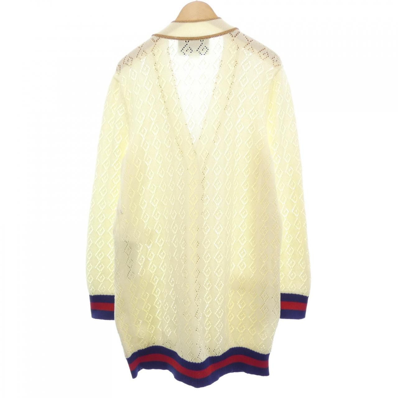 Gucci Gucci Gucci Knit Cardigan Textile Tops 753682XKDGG DUTY FREE for USA Size ONE SIZE - 2 Thumbnail