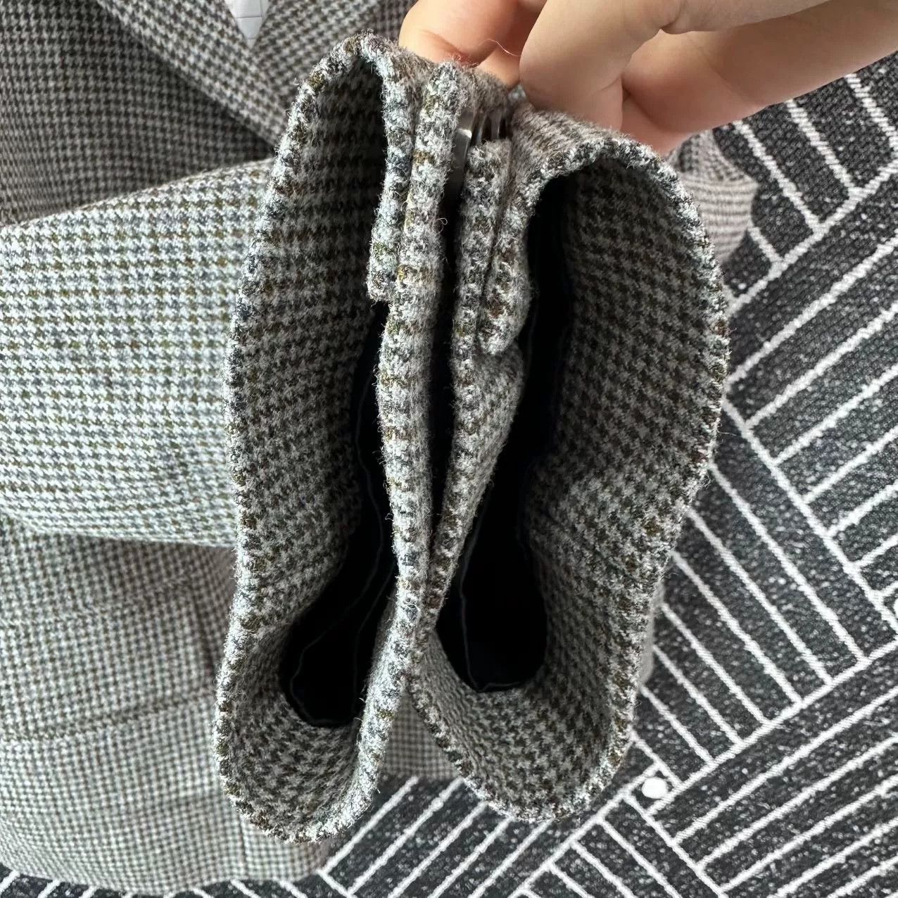 Miu Miu MIU MIU Houndstooth Wool Blazer Size M / US 6-8 / IT 42-44 - 6 Thumbnail